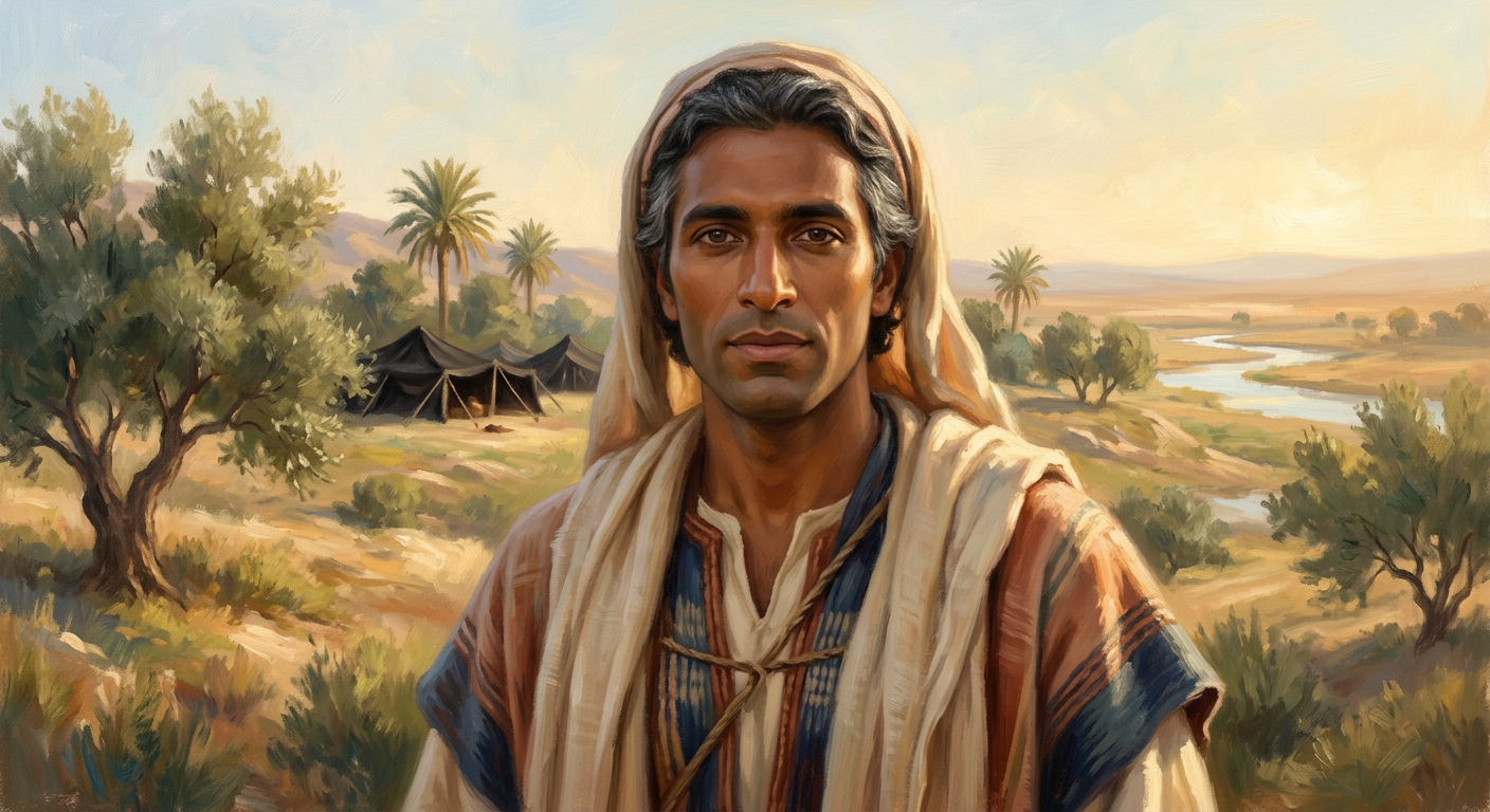 Imagined period portrait of Mizraim