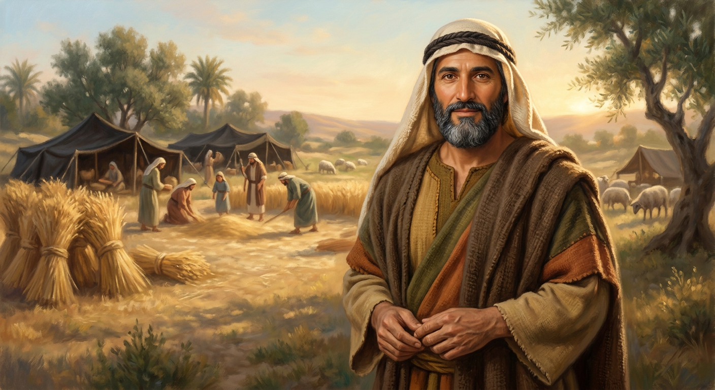 Imagined period portrait of Boaz / Booz